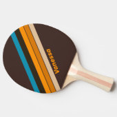 Raquette De Ping Pong Espresso Drift Stried with Name (Côté)