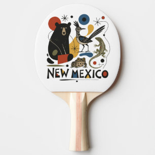Raquette De Ping Pong Esprit du Sud-Ouest du Nouveau-Mexique