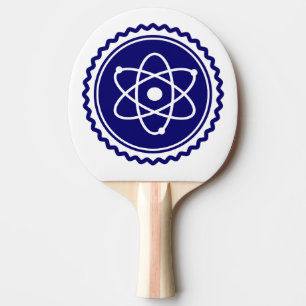 Raquette De Ping Pong Essential Science Bleu Insigne atomique