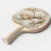 Raquette De Ping Pong Etanche de coquillages (Devant Angle)