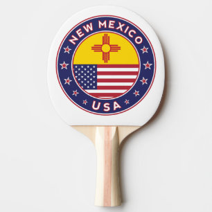 Raquette De Ping Pong État du Nouveau-Mexique