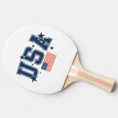 Raquette De Ping Pong États-Unis (Côté)