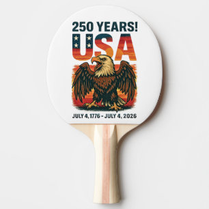 Raquette De Ping Pong États-Unis 250 ans – Aigle américain patriotique 4