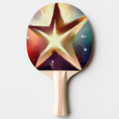 Raquette De Ping Pong Étoile de Noël (4) (Dos)