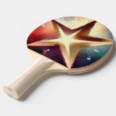Raquette De Ping Pong Étoile de Noël (4) (Devant Angle)