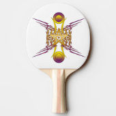 Raquette De Ping Pong Étoile dorée (Dos)