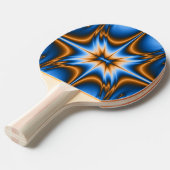Raquette De Ping Pong Étoile fractale (Devant Angle)