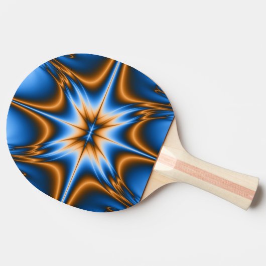 Raquette De Ping Pong Étoile fractale (Côté)