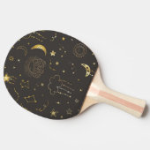 Raquette De Ping Pong Étoiles Célestes, Lune et Constellations (Côté)
