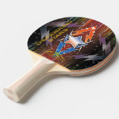 Raquette De Ping Pong Étoiles de tonnerre (Devant Angle)