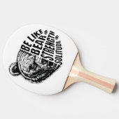 Raquette De Ping Pong Être comme l'ours dans la force et la solitude (Côté)