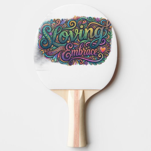 Raquette De Ping Pong Étreinte aimante (Devant)