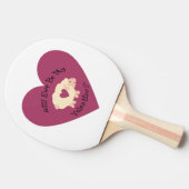 Raquette De Ping Pong Ewe Sera Ma Saint-Valentin ? (Côté)