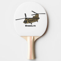 Exemple d'hélicoptère militaire Chinook