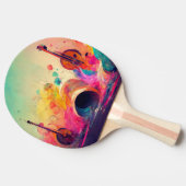 Raquette De Ping Pong Expérience d'élévation personnalisée avec aquarell (Côté)