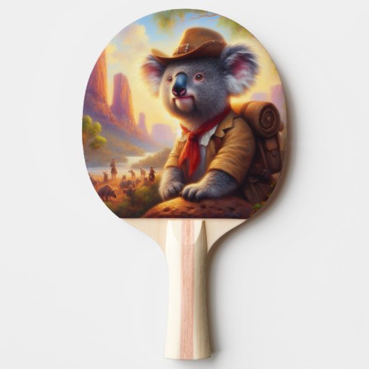 Raquette De Ping Pong Explorateur Koala (Devant)
