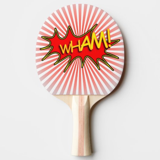 Raquette De Ping Pong Explosion de Wham. Coque-Mate iPhone hoesje (Dos)