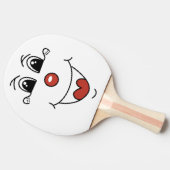 RAQUETTE DE PING PONG FACE DE CLOWN (Côté)