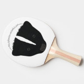 Raquette De Ping Pong Face de la peau (Côté)