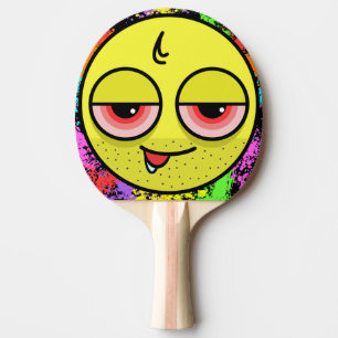 Raquette De Ping Pong Face du bras