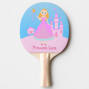 Raquette De Ping Pong Fairytale Princess à Pink Birthaday Party