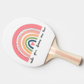 Raquette De Ping Pong Faites de vos rêves une réalité arc-en-ciel (Côté)
