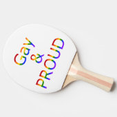 Raquette De Ping Pong Fallln Gay et Fier (Côté)