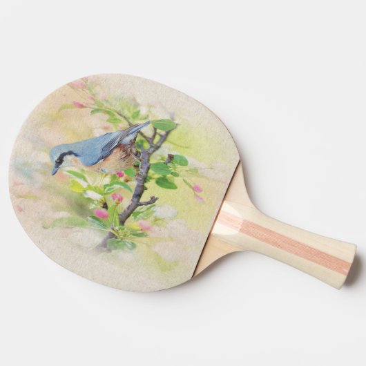 Raquette De Ping Pong Fanatique d'oiseaux (Côté)