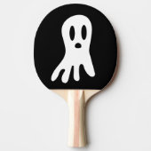 Raquette De Ping Pong Fantômes d'Halloween foncé (Devant)