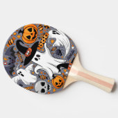 Raquette De Ping Pong Fantômes Monstres mignons Éffrayants et Déplaisant (Côté)