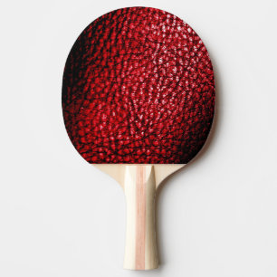 Raquette De Ping Pong Faux Cuir Burgandy Design