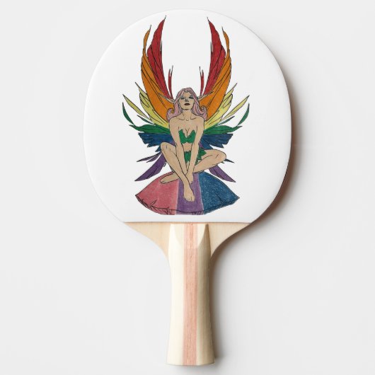 Raquette De Ping Pong Fée bisexuelle (Devant)