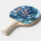 Raquette De Ping Pong Fée de givre vue d'un hiver saphir (Devant Angle)