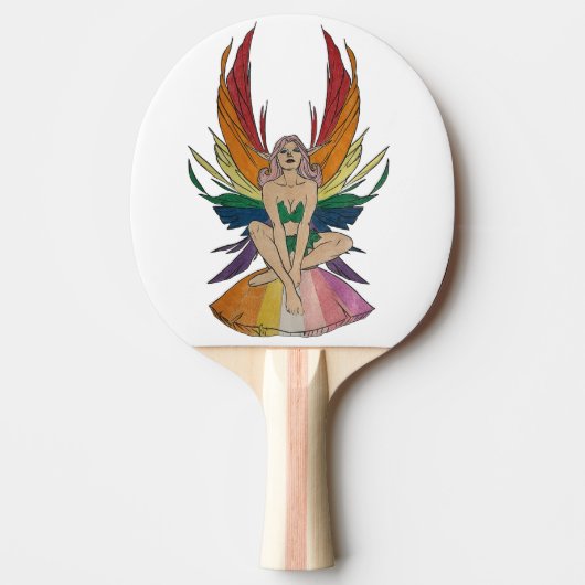 Raquette De Ping Pong Fée lesbienne (Devant)