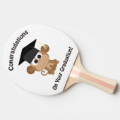Raquette De Ping Pong félicitations à votre singe diplômé (Côté)