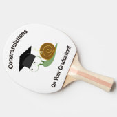 Raquette De Ping Pong Félicitations pour votre Graduation Snail (Côté)