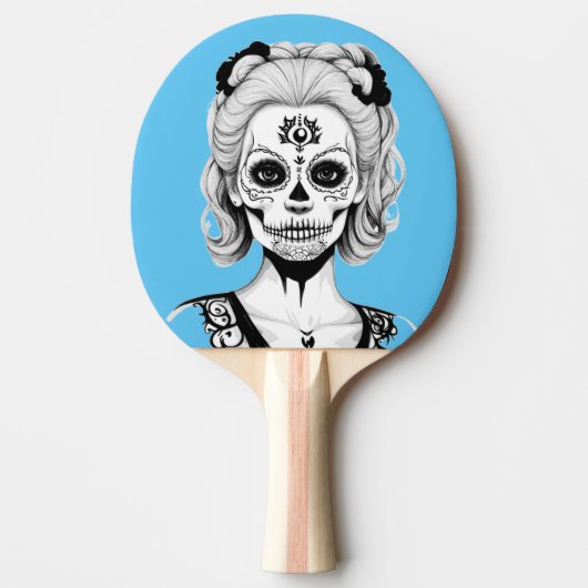 RAQUETTE DE PING PONG FEMME SKULLHEAD (Devant)