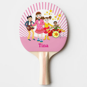 Raquette De Ping Pong Fête d'anniversaire de la star du pop