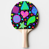 Raquette De Ping Pong Fête des années 80 (Dos)