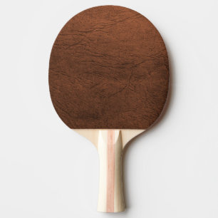 Raquette De Ping Pong Fête des pères en cuir Brown