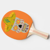 Raquette De Ping Pong Fête mexicaine du crâne mort (Côté)