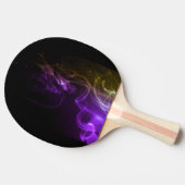 Raquette De Ping Pong Feu coloré - violet et jaune (Côté)