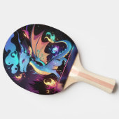 Raquette De Ping Pong Feu de dragon enchanté (Côté)