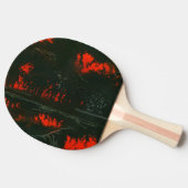 Raquette De Ping Pong "Feu de marais #1" Pagaie Abstraite Ping Pong (Côté)