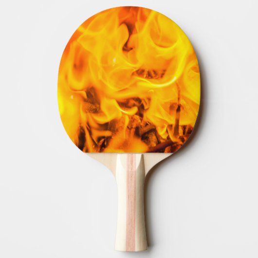 Raquette De Ping Pong Feu et flammes (Dos)