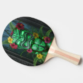 Raquette De Ping Pong Feu et Tiki de Terre (Côté)
