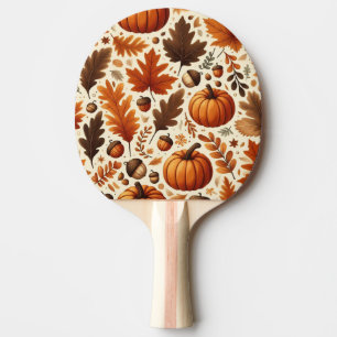 Raquette De Ping Pong feuille/citrouille/cavernes Automne