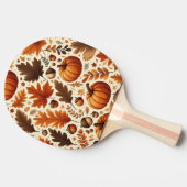 Raquette De Ping Pong feuille/citrouille/cavernes Automne (Côté)