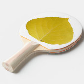Raquette De Ping Pong Feuille d'Aspen jaune #5 (Devant Angle)