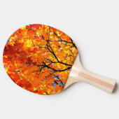 Raquette De Ping Pong Feuille orange (Côté)